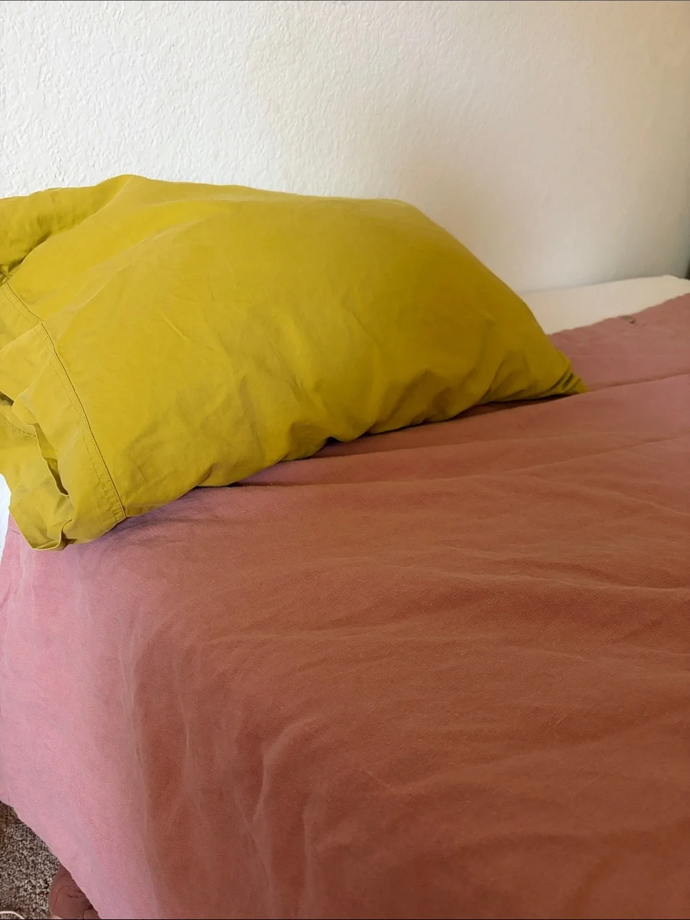 Queen Magic Linen Duvet Cover Set approx 88”x84”
